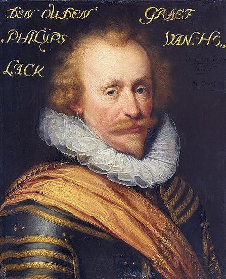 Jan Antonisz. van Ravesteyn Portrait of Philips, count of Hohenlohe zu Langenburg. Germany oil painting art